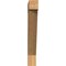 Ekena Millwork Traditional Block Smooth Bracket, Western Red Cedar, 3 1/2"W x 22"D x 26"H BKT04X22X26TRA05SWR - alternate 3